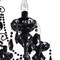 Cwi Lighting Keen 3 Light Up Chandelier With Black Finish 5095P16B-3 - alternate 5